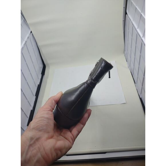 Coach Rossi P016 Pointed Toe Brown Leather Ankle Boots Booties Women's Size 6B - Picture 7 of 16